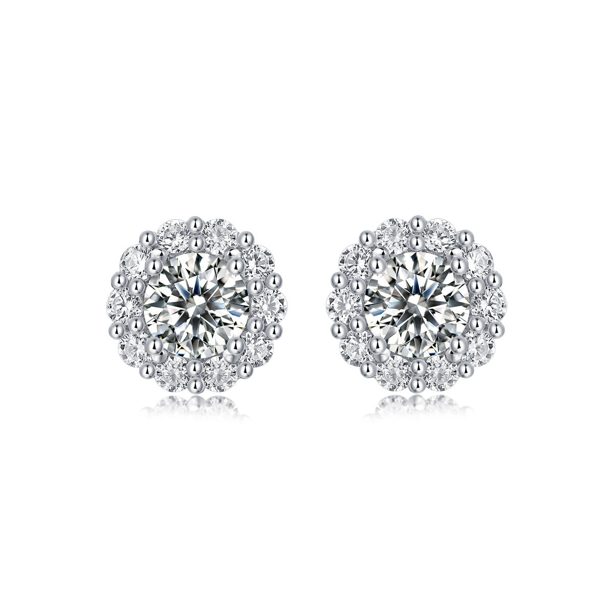 S925 silver earrings for women new round earrings